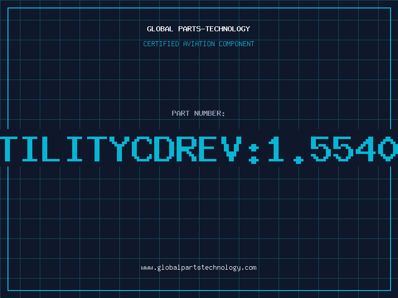 Aviation Part UTILITYCDREV:1.5540I
