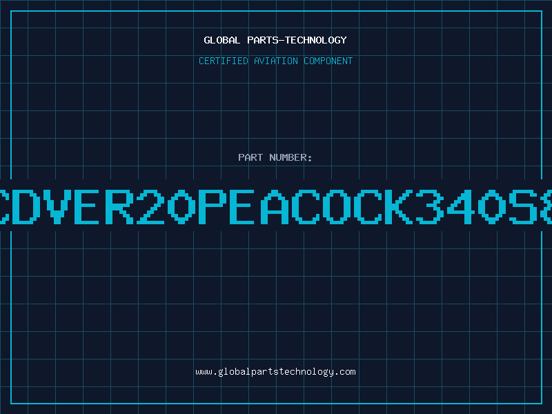 Aviation Part UTILITYCDVER20PEACOCK340S8ACTEBIS