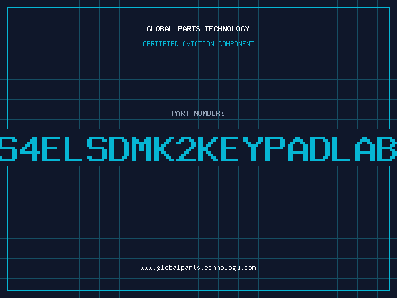 Aviation Part UTS4ELSDMK2KEYPADLABEL