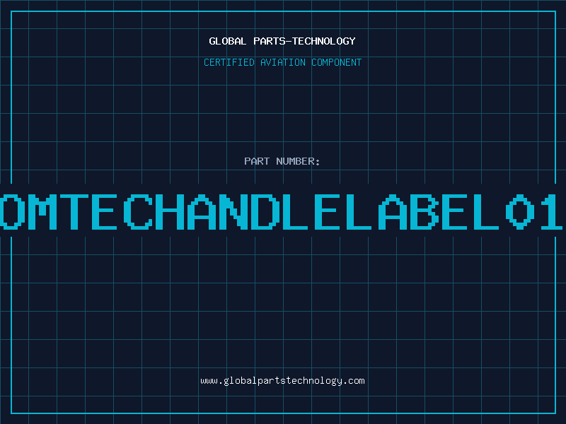 Aviation Part UTSECOMTECHANDLELABEL0170014