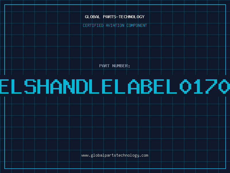 Aviation Part UTSELSHANDLELABEL0170010
