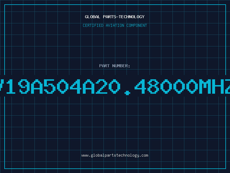 Aviation Part V19A504A20.48000MHZ