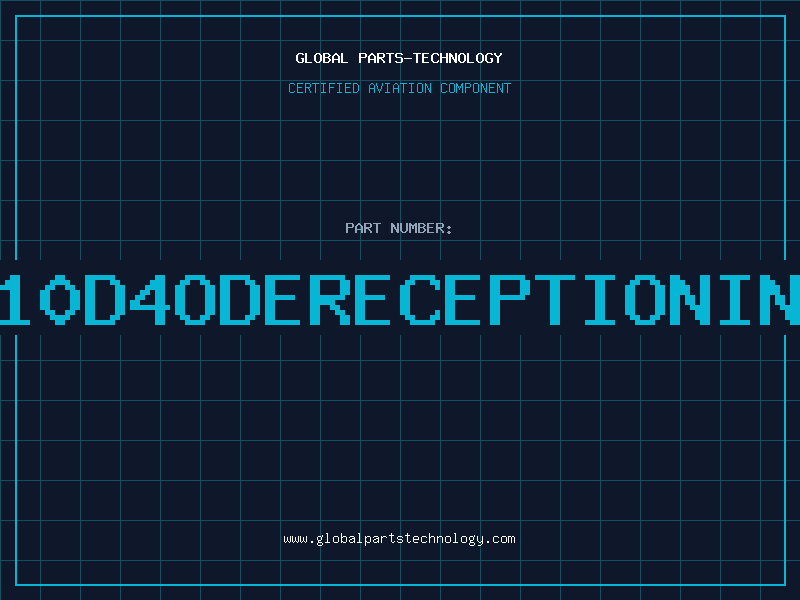 Aviation Part VTL10D4ODERECEPTIONINFRA