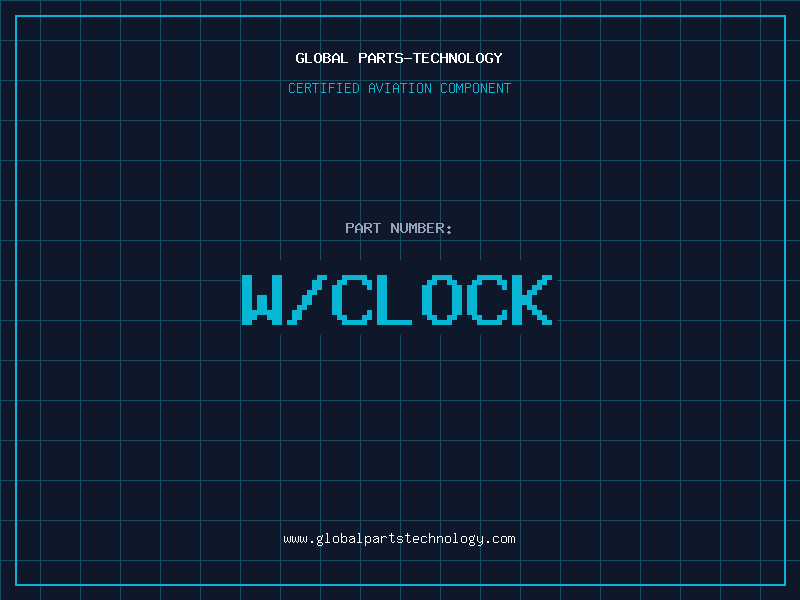 Aviation Part W/CLOCK