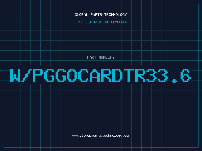 Aviation Part W/PGGOCARDTR33.6