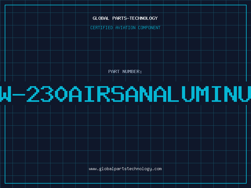 Aviation Part W-230AIRSANALUMINU