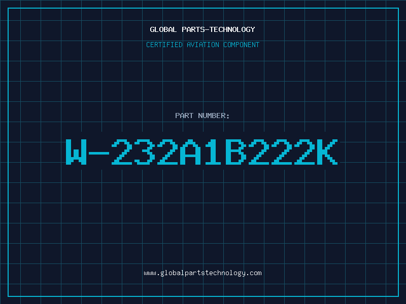 Aviation Part W-232A1B222K