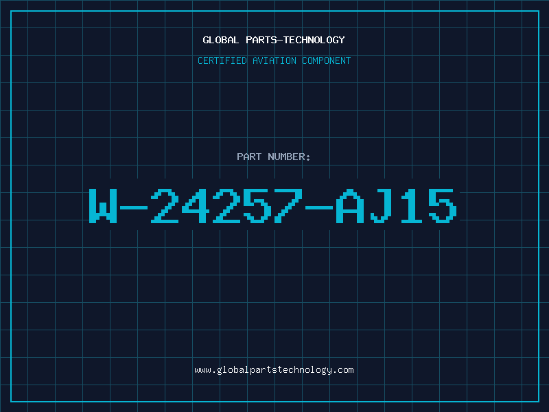 Aviation Part W-24257-AJ15
