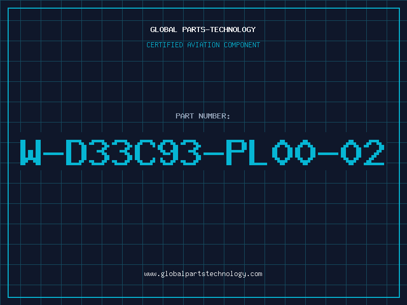 Aviation Part W-D33C93-PL00-02