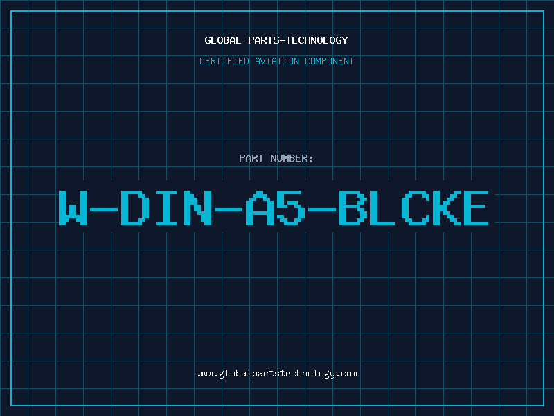 Aviation Part W-DIN-A5-BLCKE