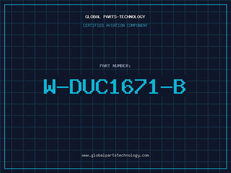 Aviation Part W-DUC1671-B
