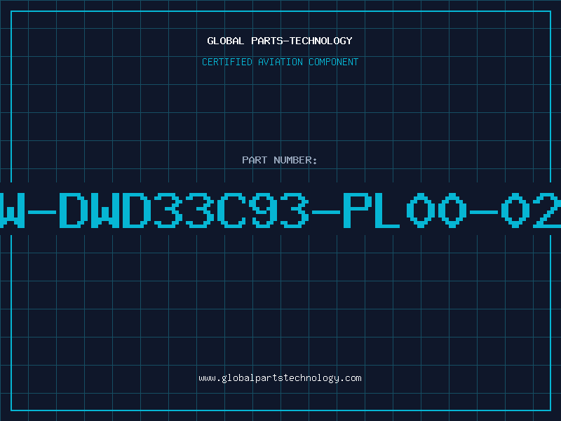 Aviation Part W-DWD33C93-PL00-02