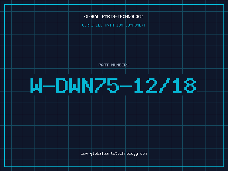Aviation Part W-DWN75-12/18