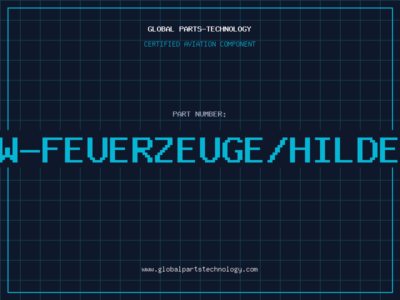 Aviation Part W-FEUERZEUGE/HILDE
