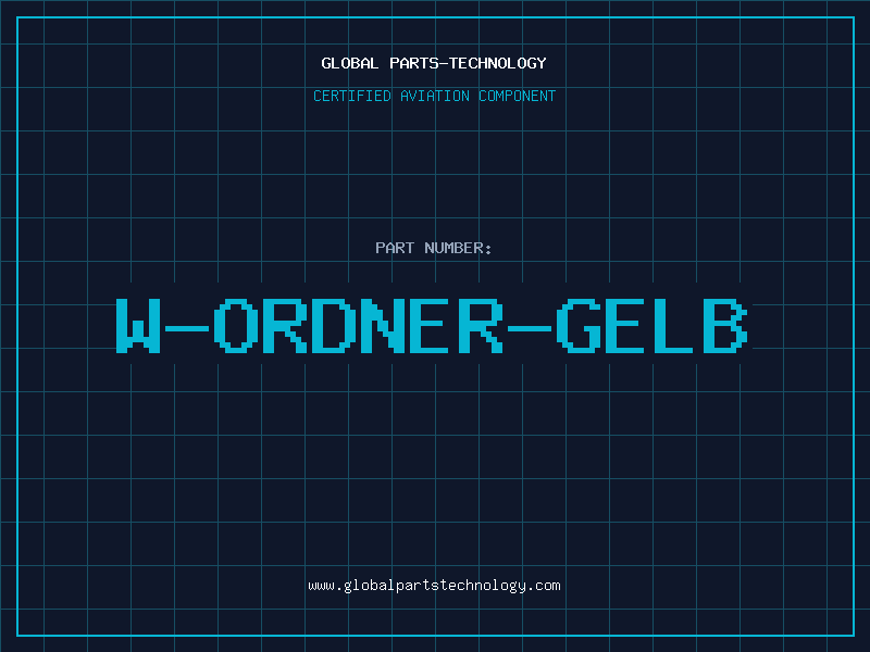Aviation Part W-ORDNER-GELB