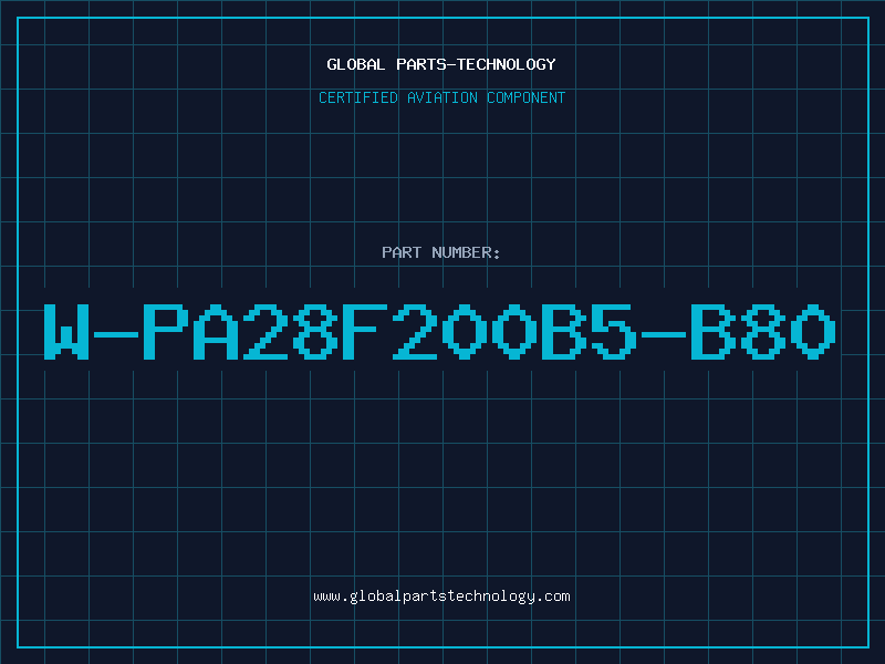 Aviation Part W-PA28F200B5-B80