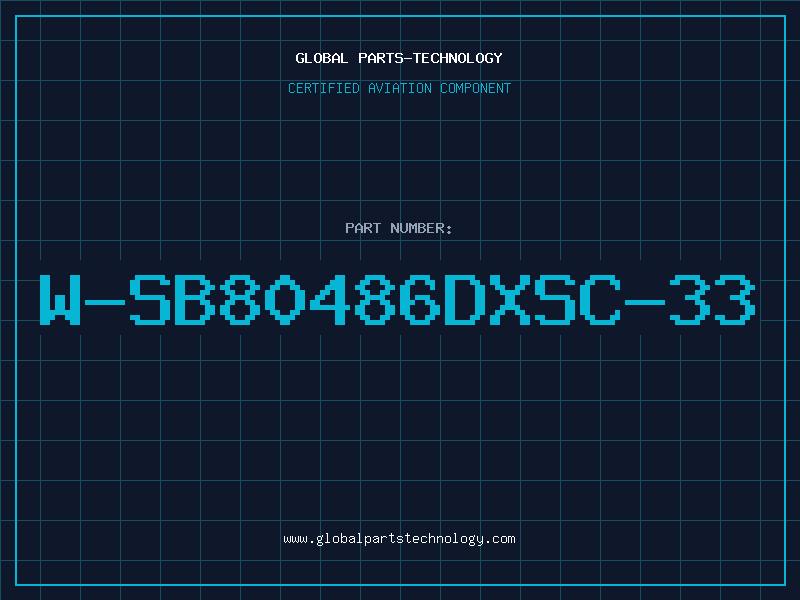 Aviation Part W-SB80486DXSC-33