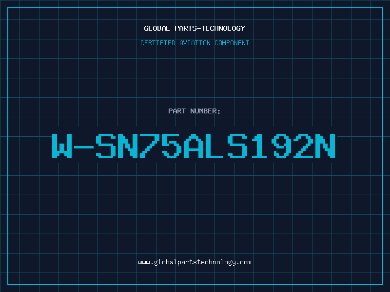 Aviation Part W-SN75ALS192N