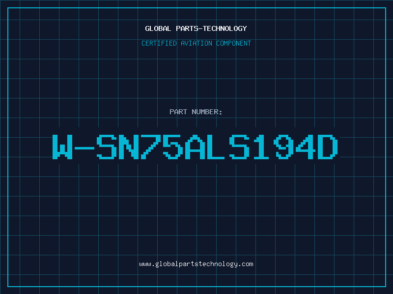 Aviation Part W-SN75ALS194D