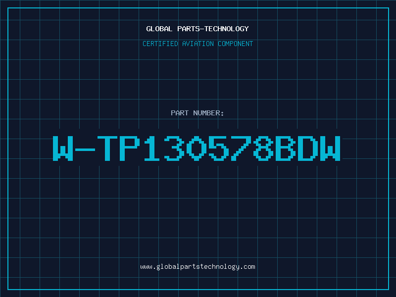 Aviation Part W-TP130578BDW