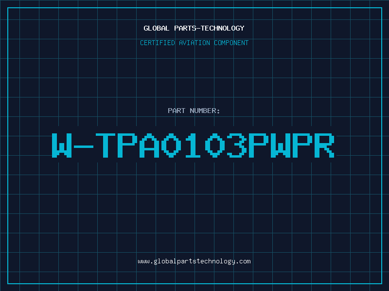 Aviation Part W-TPA0103PWPR