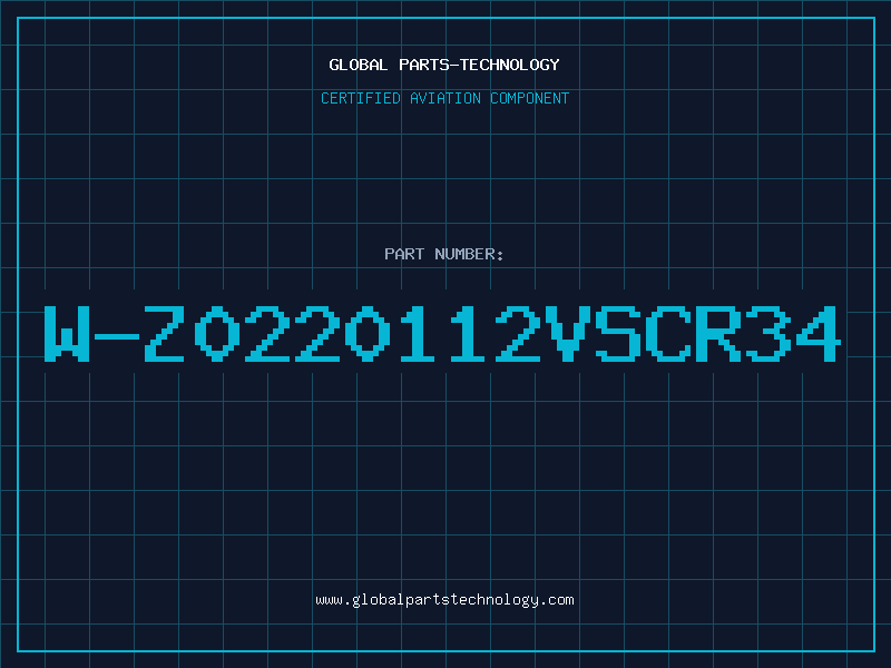 Aviation Part W-Z0220112VSCR34