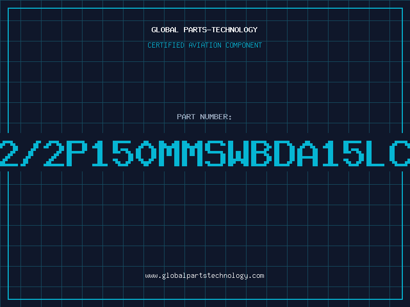 Aviation Part W.A2/2P150MMSWBDA15LCD-M