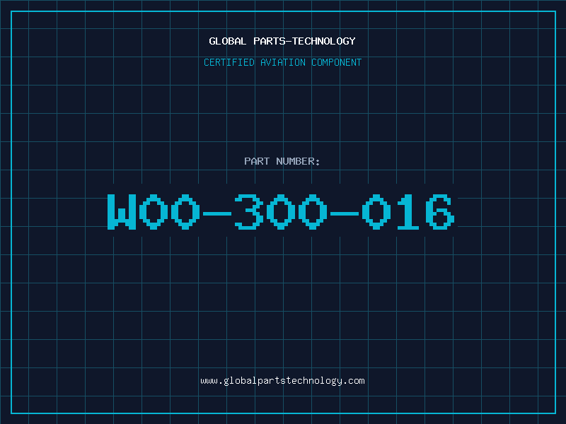 Aviation Part W00-300-016