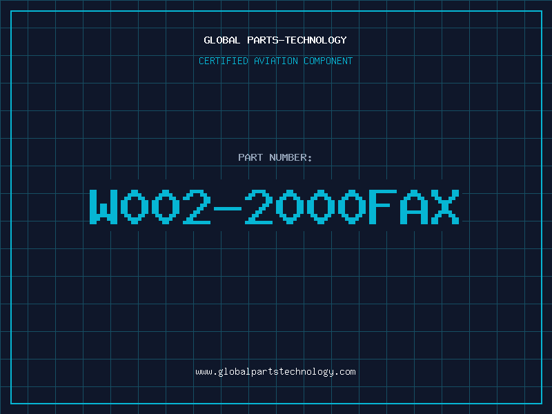 Aviation Part W002-2000FAX