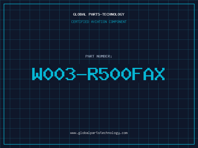 Aviation Part W003-R500FAX