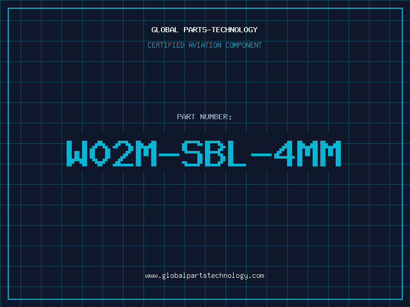 Aviation Part W02M-SBL-4MM