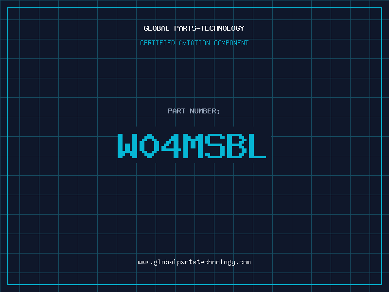 Aviation Part W04MSBL