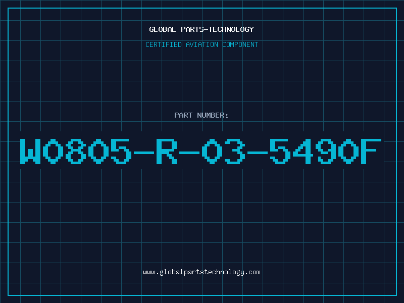 Aviation Part W0805-R-03-5490F