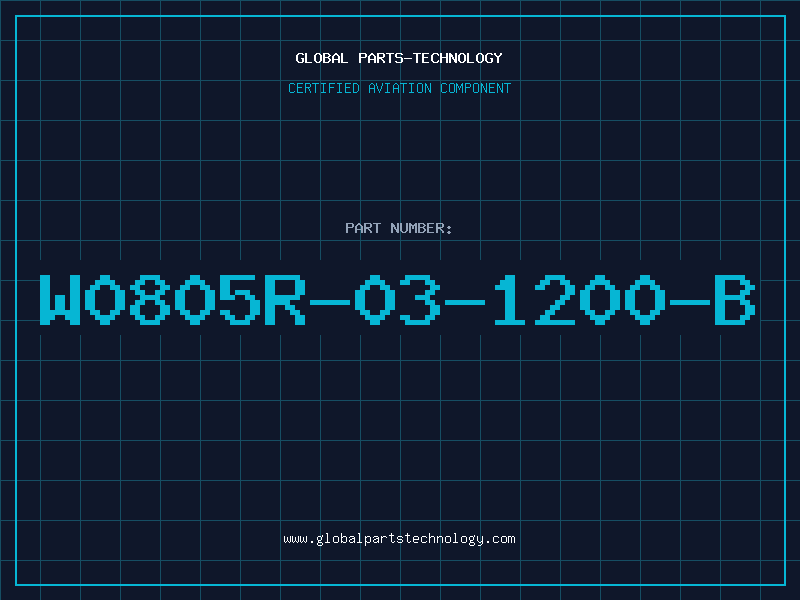Aviation Part W0805R-03-1200-B