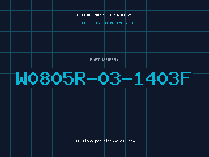 Aviation Part W0805R-03-1403F