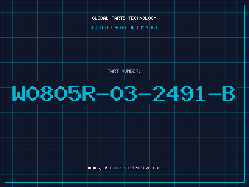 Aviation Part W0805R-03-2491-B