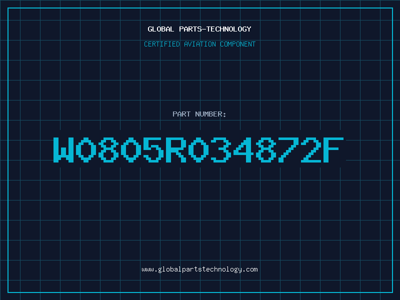 Aviation Part W0805R034872F