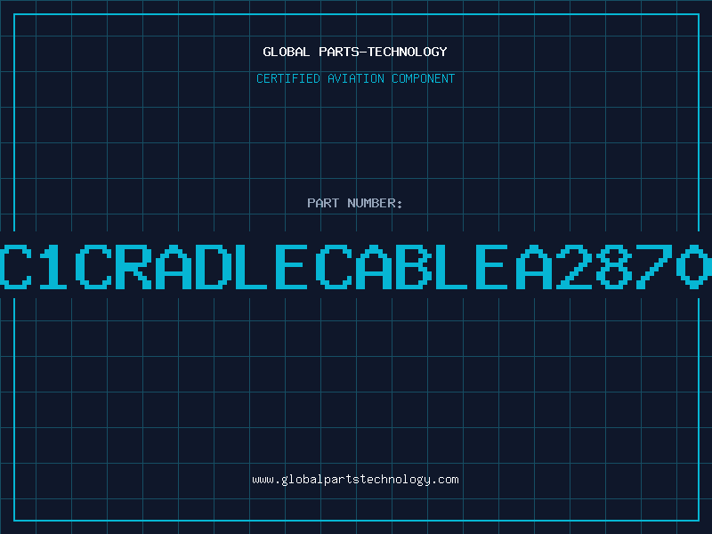 Aviation Part W081C1cradlecableA28707001