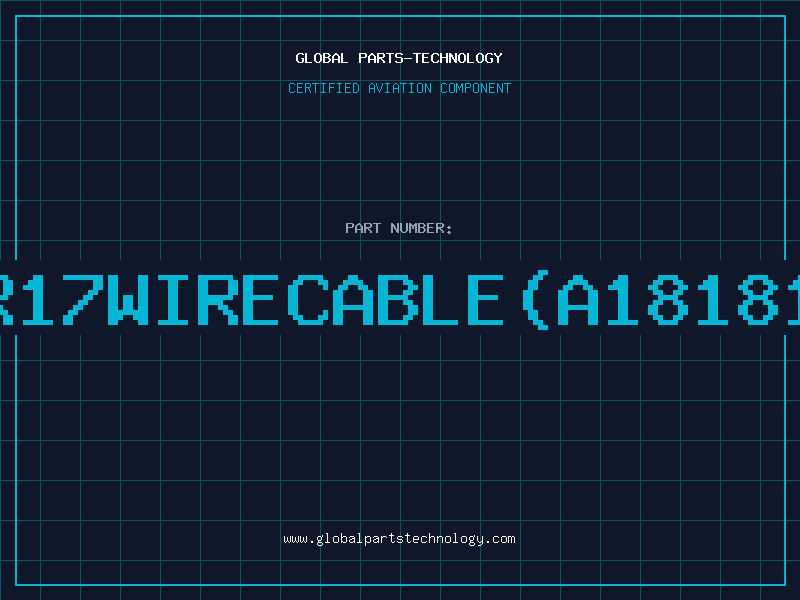 Aviation Part W081R17wirecable(A18181-001