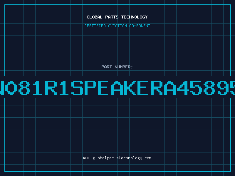 Aviation Part W081R1speakerA45895