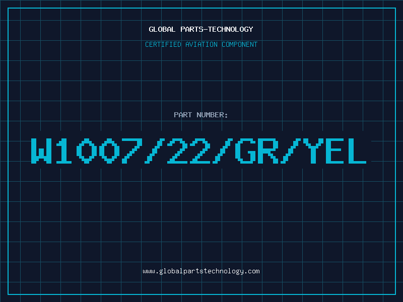 Aviation Part W1007/22/GR/YEL