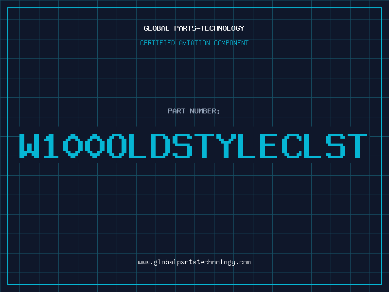 Aviation Part W100OLDSTYLECLST