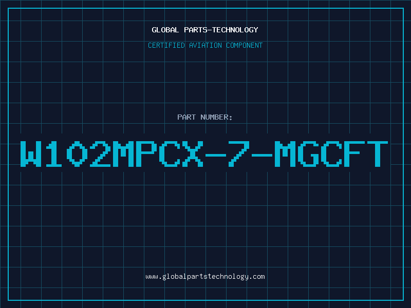 Aviation Part W102MPCX-7-MGCFT