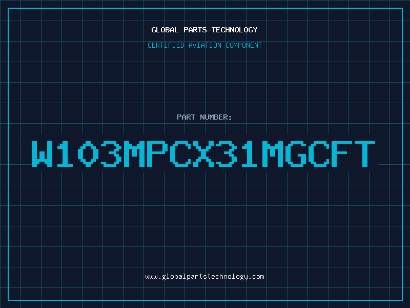 Aviation Part W103MPCX31MGCFT