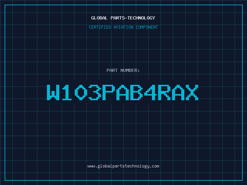 Aviation Part W103PAB4RAX