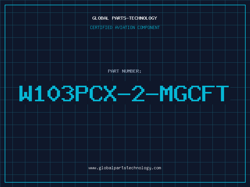 Aviation Part W103PCX-2-MGCFT