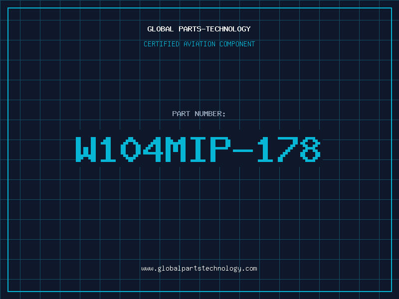 Aviation Part W104MIP-178