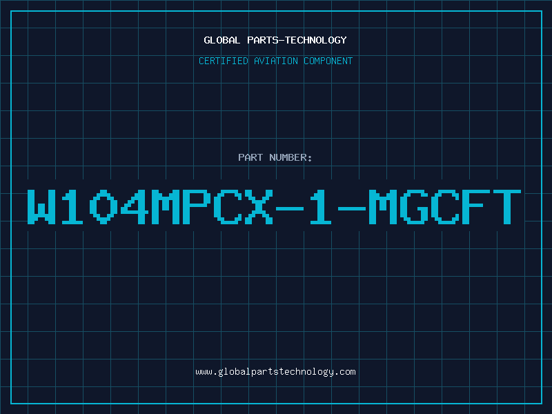 Aviation Part W104MPCX-1-MGCFT