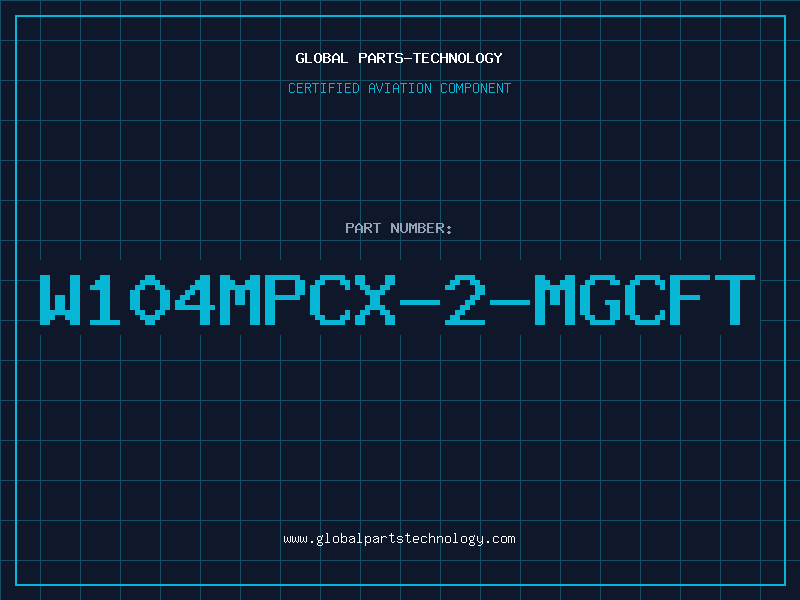 Aviation Part W104MPCX-2-MGCFT