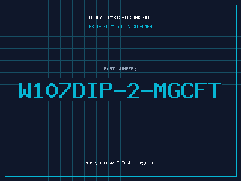 Aviation Part W107DIP-2-MGCFT